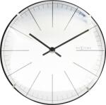NeXtime Ceas de perete sau de masă Big Stripe mini alb (3506WI)