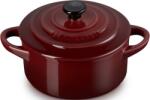 Le Creuset Vas de copt și servire Mini Cocotte 250 ml vișiniu închis (71901109490100)