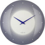 NeXtime Ceas de perete Deep 50 albastru-alb (3315BL)