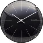 NeXtime Ceas de perete sau de masă Big Stripe mini negru (3506ZW)