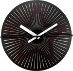 NeXtime Ceas de perete Motion Star 30 cm negru-roșu (3223/3128)