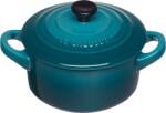 Le Creuset Vas de copt și servire Mini Cocotte 250 ml turcoaz marin (71901106420100)