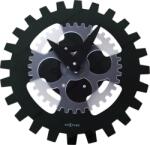 NeXtime Ceas de perete Moving Gears negru (3241ZW)