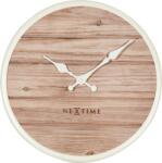 NeXtime Ceas de perete Plank 50 cm alb (3134wi)