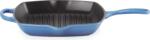 Le Creuset Tigaie pentru grătar Signature pătrată 26 cm bleu intens (20183262200422)