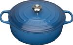 Le Creuset Oală Gourmet Signature 30 cm albastru marsiliez (21179302002430)