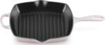Le Creuset Tigaie pentru grătar Signature pătrată 26 cm roz deschis (20183267770422)