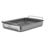 eva trio Tavă de copt cu grătar Eva Trio 28, 5 x 38, 2 cm cu acoperire Slip-Let (202036)