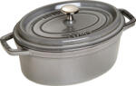 Staub Oală La Cocotte ovală 2, 35 l culoare grafit de fontă (40500-236-0)