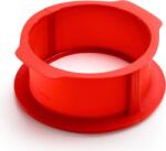 Lékué Formă pentru tort cu farfurie ceramică Duo pentru prăjiturile Charlotte (880940)