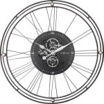 NeXtime Ceas de perete Roman Gear Clock 90, 5 cm negru-argintiu (3260ZI)