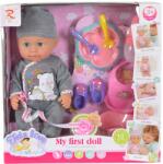 Moni Пишкаща кукла-бебе Moni Toys - С аксесоари, 31 cm, асортимент (108397) - ozone