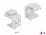 Delock Keystone fehér borító 8, 0 mm-es lyukkal, 4 db. (86819) - aqua