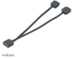 Akasa Addressable RGB LED elosztó kábel 12cm (AK-CBLD08-12BK) (AK-CBLD08-12BK)