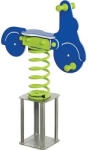 KBT Balansoar pe arcuri HDPE scuter cu prindere in beton (KBT172.002.001.001) - roua Balansoar calut