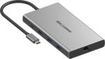 AlzaPower Metal USB-C Dock Station 10in1 Dual Screen for Apple MacBook - asztroszürke (APW-HCA102SMLY)