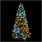 Twinkly Karácsonyfa okos izzókkal, 400db LED, AWW fehér-arany szín, 1, 8m, programozható, Twinkly (TWT400GOP_BEU)