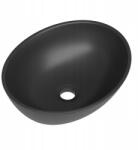 Gamma NEGRA Pultra Szerelhető Mosdókagyló - 410x330x150 mm, Fekete (UC-NEGRA)