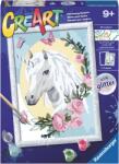 Ravensburger Set de pictură pe numere Ravensburger CreArt - Unicorn (20268)