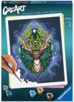 Ravensburger Set de pictură pe numere Ravensburger CreArt - Căprioară mistică (23640)