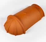 Tondach-Wienerberger Tondach sajtolt kezdő gerinccserép FusionColor terrakotta-békéscsabai (rögzítőcsavarral) (788528)