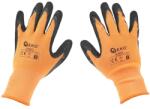 GEKO munkavédelmi kesztyű poliészter latex bevonattal narancssárga 9 G75012 (G75012)
