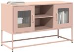 vidaXL rózsaszín acél TV-szekrény 100, 5x39x60, 5 cm (853381) - vidaxl