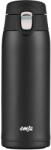 emsa TRAVEL MUG light thermal mug (black (matt), 0.4 liters, flip lid) (N2151700) - pcone