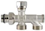 HERZ Bypass egyenes radiátorszelep 1/2" x G3/4" 50% 1718711 (1718711)