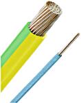 Schrack Conductor rigid cu izol. fără halogen, H07Z-U 1, 5 verde-gal (XC13010404)