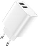 Forever hálózati töltő - 2xUSB porttal, hálózati töltő, fehér , 2, 4A - tokgalaxis