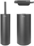 Brabantia wc-kiegészítők készlete MindSet 3 db - fekete Univerzális méret