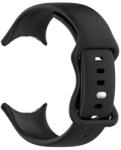 gigapack Pótszíj (egyedi méret, szilikon) FEKETE Google Pixel Watch 3 41mm (GP-164596)