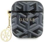 Guess GUA2PGCE4CK husă pentru AirPods 1/2 neagră GCube Charm (GUA2PGCE4CK)