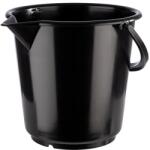 APS Galeata din polietilena neagra, capacitate 10 litri (30077)