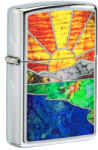 Zippo öngyújtó ajándék gravírozással - 49721 Sunset Design (49721)