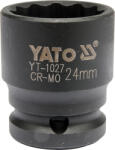 TOYA Dupla hatszögletű dugókulcs gépi 1/2" x 24mm (YT-1027) (YT-1027)