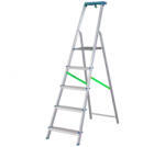 Bormann ALUMÍNIUM LÉTRA, 4 fok, SZERSZÁMTARTÓVAL, CSÚSZÁSGÁTLÓ fokok ÉS LÁBAK (BHL9000) (BHL9000)