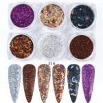Everin Sclipici si paiete set 6 culori SYG-11 - SYG-11 - Everin. ro (SYG-11)