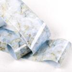 Everin Folie de Transfer Unghii MFO-02 Marble Albastru | Nail Art Profesional (MFO-02)