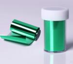 Everin Folie de transfer BP-09 Green 4x100 cm | Decor metalic verde pentru unghii (BP09)