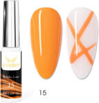 Everin Artistic Liner Gel EVERIN 8ml - 15 | Gel liner portocaliu pentru nail art și contururi creative (ART-15)