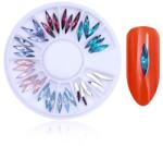 Everin Carusel Decor Unghii Cristale Navette Colorate - Nail Art Profesional SAF19 (SAF19)