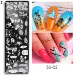 Everin Matrita de unghii pentru stampila summer trends SU-02 - SU-02 - Everin. ro (SU-02)