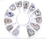 Everin Bijuterii Unghii cu Cristale Clare - Decor Nail Art Elegant SAF51 (SAF51)