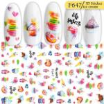 Everin Sticker decor unghii F647 - F647 - Everin. ro (F647)