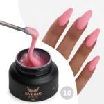 Everin Gel Constructie Everin Stunning 10 Roz Clasic cu Paiete Holografice | Gel Autonivelant Profesional (STN-10)