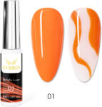 Everin Artistic Liner Gel EVERIN 8ml - 01 | Gel liner portocaliu pentru linii fine și nail art profesional (ART-01)
