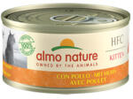 Almo Nature 70g 6x70g Almo Nature HFC Kitten csirke nedves macskatáp