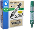 Pilot Marker pentru tabla Pilot Vboard Master, varf rotund, 2.3 mm, 10 bucati/cutie, verde (PWBMA-VBM-MG-BAX10)